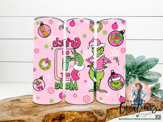 Grinch Mode Tumbler